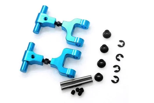 Tuningteile Aluminium Einstellbare Querlenker Hinten Oben in blau für Tamiya TT02