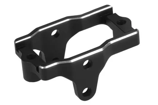 MBW RC CAR Tuningteile für Traxxas TRX4M Servorahmen aus Metall schwarz eloxiert