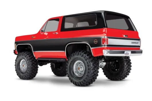 Traxxas TRX-4 79 Chevy Blazer rot 1/10 Crawler RTR Brushed, Clipless, ohne Akku und ohne Lader