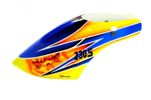 Microheli XCanopy Fiberglas Haube Angry Owl für Blade 230S, 230S V2 und 230S Smart