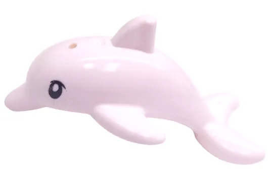 Klemmbausteine Tier Delfin in weiß