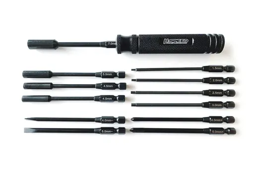 HSP Stealth Tools Multifunktions Werkzeug (1/4 Bits) Sechskant, Steckschlüssel, Schlitz und Kreuz