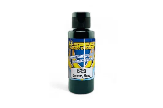 HSP H-Speed Lexan Airbrush Farbe 60ml in Schwarz / Black