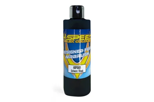 HSP H-Speed Lexan Airbrush Farbe 200ml in Schwarz / Black