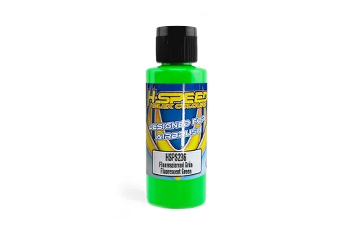HSP H-Speed Lexan Airbrush Farbe 60ml in Fluoreszierend Grün / Green