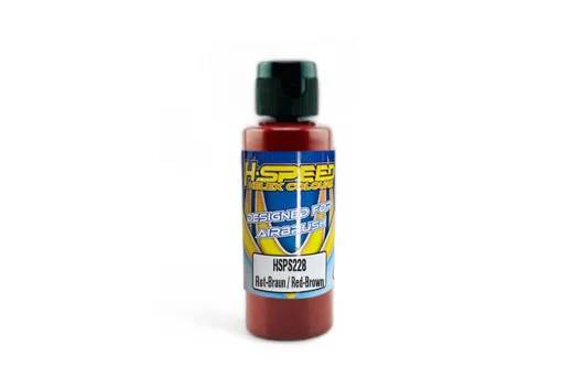 HSP H-Speed Lexan Airbrush Farbe 60ml in Rot-Braun / Red-Brown