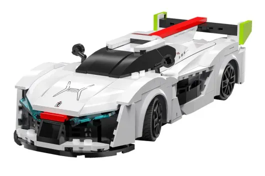 CaDA Klemmbausteine Auto Pininfarina-H2 Speed RC Set RTR mit Fernsteuerung oder via APP und Antriebsset - 296 Teile