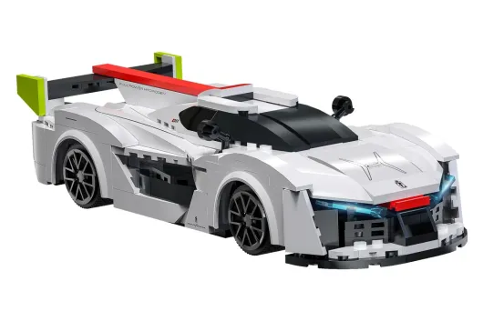 CaDA Klemmbausteine Auto Pininfarina-H2 Speed RC Set RTR mit Fernsteuerung oder via APP und Antriebsset - 296 Teile