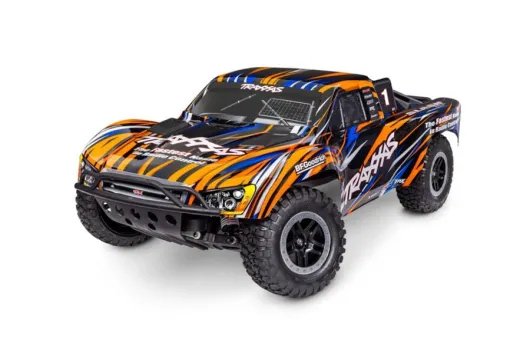 Traxxas Slash 1/10 2WD Short-Course-Truck orange RTR BL-2S Brushless, HD, ohne Akku und ohne Lader mit Clipless