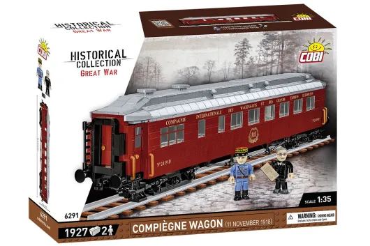 COBI Klemmbausteine Dampflokomotive Personen Wagen 1918 Compiegne - 1927 Teile