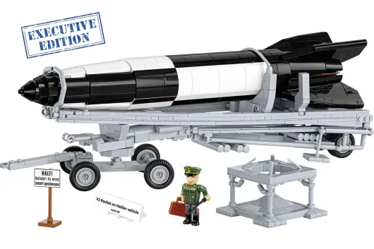 COBI Klemmbausteine V2 Rakete auf Transporter Executive Edition - 1191 Teile