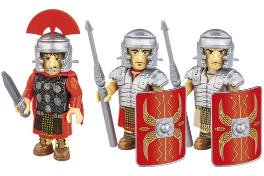 COBI Klemmbausteine Römische Soldaten Figuren und Ausrüstung - 38 Teile