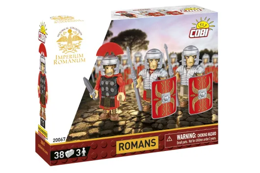 COBI Klemmbausteine Römische Soldaten Figuren und Ausrüstung - 38 Teile
