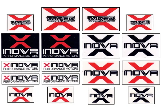 Xnova Aufkleber / Sticker TAREQ 16Stück