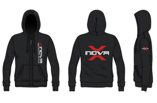 Xnova Team Hoodie in Schwarz - Größe 44