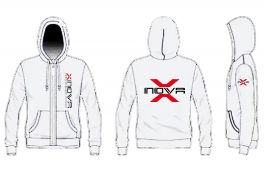 Xnova Team Hoodie in Weiß - Größe 52