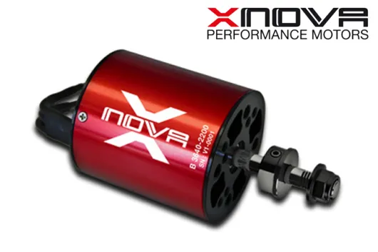 Xnova Airplane Motor 3640 mit 2200KV mit M5 C Welle (30mm) zum Beispiel für SAB KR84 Tortuga Jet