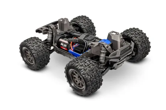 Traxxas MINI-MAXX 4WD blau 1/16 BL-2S Brushless, HD-Teile, mit Akku und Lader