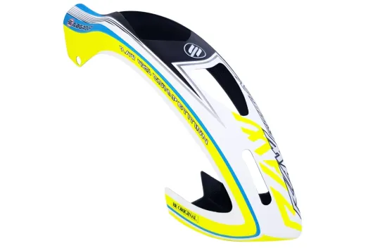 SAB Goblin Kabinenhaube in matt weiß/gelb für RAW 420 Competition