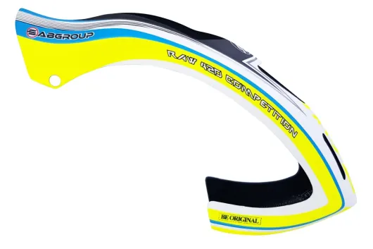SAB Goblin Kabinenhaube in matt weiß/gelb für RAW 420 Competition