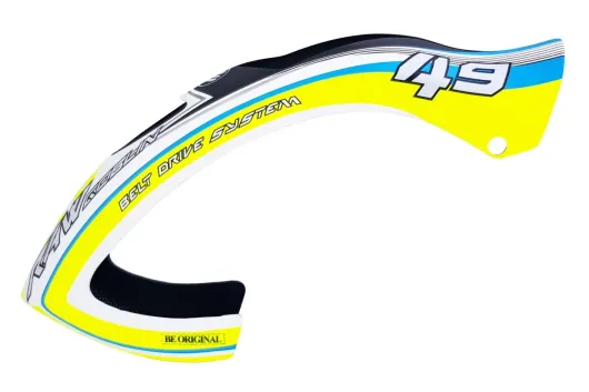 SAB Goblin Kabinenhaube in matt weiß/gelb für RAW 420 Competition