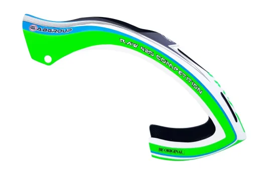 SAB Goblin Kabinenhaube in matt weiß/grün für RAW 420 Competition