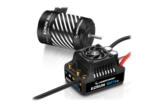Hobbywing Ezrun MAX10 G2 80A Combo mit 3652SD-4100kV 3,175 Welle