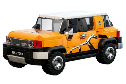 MouldKing Klemmbausteine Cruiser SUV Auto - 414 Teile mit stapelbarer Displaybox/Sammelbox 19,5x9,5x8,5cm