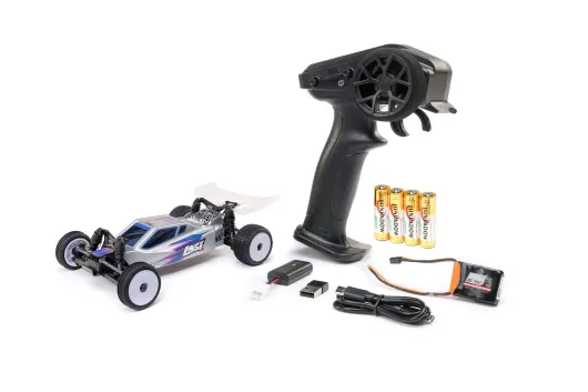 Losi 1/24 Micro-B 2WD Buggy RTR in Silber