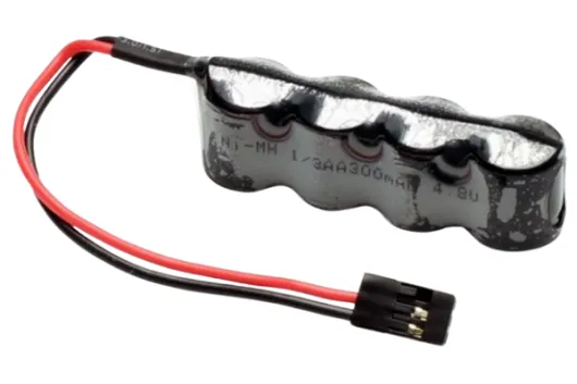 Team Champion 300mAh NiMH 1/3AA Empfängerakkupack mit Servostecker 4,8Volt