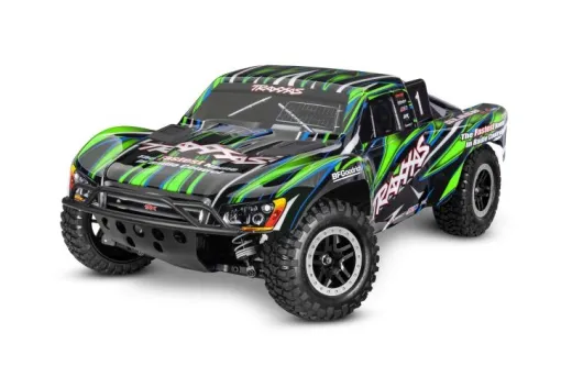 TRAXXAS Slash 4x4 VXL Clipless grün 1/10 Short-Course RTR Brushless mit HD Teilen, ohne Akku oder Lader