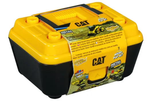 CAT MICRO PlaySet Box 272C Kompakt Lader mit Sand