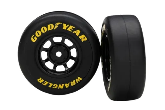 Traxxas Goodyear Reifen auf 1,9 Felgen schwarz 2Stück 1/16 für 12mm