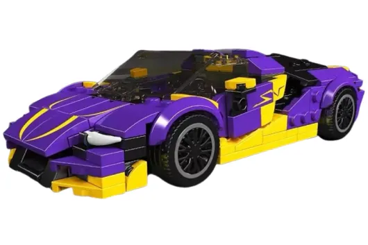 MouldKing Klemmbausteine Auto Centenial Bull - 344 Teile mit stapelbarer Displaybox/Sammelbox 19,5x9,5x8,5cm