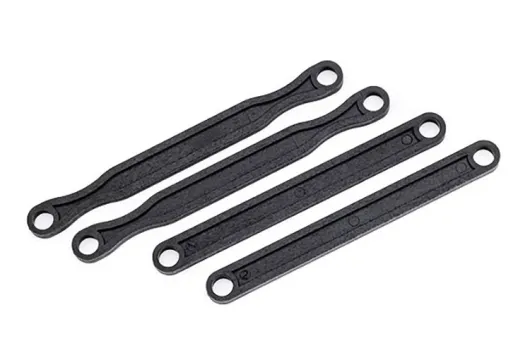 Traxxas Ersatzteile Sturzstangen-Set fix in schwarz für Rustler, Slash und Stampede 1/10