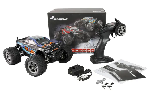 Amewi Monstertruck M-Land 4WD RTR in Blau 1/16