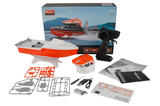 Amewi RC Boot Rettungsboot Brushless mit Jetantrieb RTR in Orange-Weiß 320mm