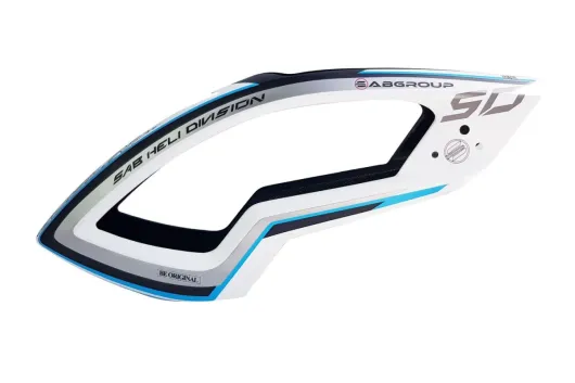 SAB Goblin Kabinenhaube aus CFK in matt weiß für iL Goblin 700 Pro