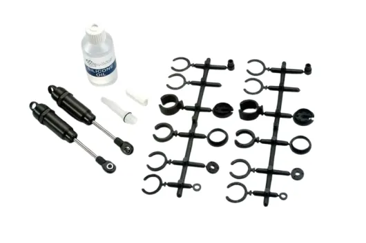 Traxxas Tuning Big Bore Dämpfer L mit Teflon und Tin beschichtet hinten 2Stück für Bandit, Bigfoot, Rustler, Slash und Stampede 1/10