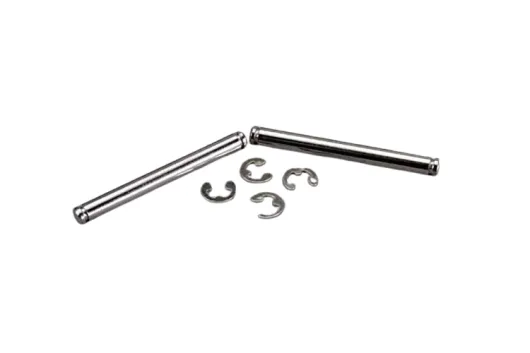 Traxxas Ersatzteile Querlenkerstifte 3x31,5mm 2Stück mit E-Clipse 4Stück für Bandit, Bigfoot, Rustler und Stampede 1/10
