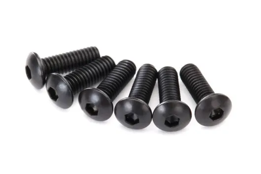 Traxxas Ersatzteile Rundkopfschraube 2,5x8mm mit Innensechskant 6Stück