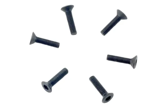 Traxxas Ersatzteile Senkkopfschraube 2,5x10mm mit Innensechskant 6Stück für E-Revo, Slash 1/16 und TRX-4 1/10