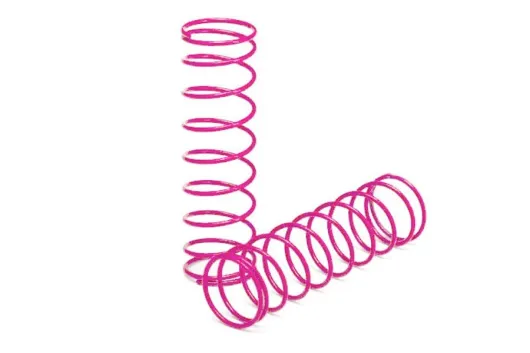 Traxxas Ersatzteile Dämpferfedern vorne in pink für Ultra-Shocks 2Stück für Bandit, Rustler, Slash 1/10 und Mini-Maxx 1/16