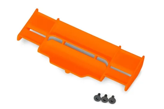 Traxxas Tuning Flügel mit Schrauben in orange für Rustler 1/10