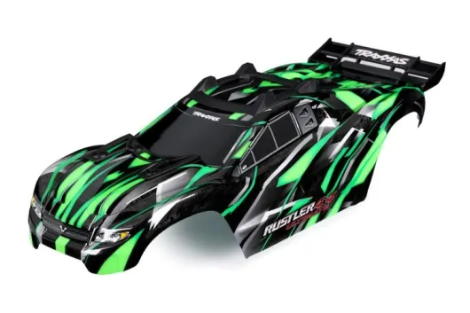 Traxxas Tuning Karosserie Ultimate in grün für Rustler 1/10