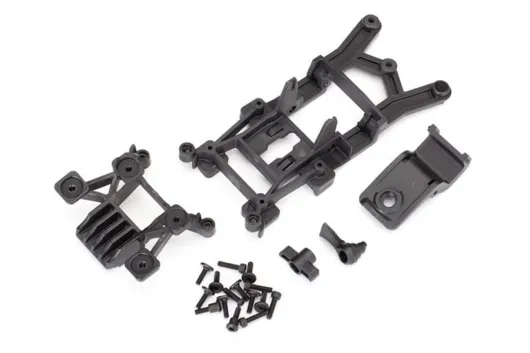Traxxas Ersatzteile Karosserie-Halter mit Schrauben für Rustler 1/10