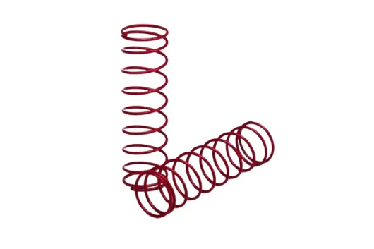 Traxxas Tuning Dämpferfeder für Ultra-Dämpfer (2,9 rate) in rot hinten 2Stück für Bigfoot, Rustler, Slash, Stampede 1/10 und Mini-Maxx 1/16
