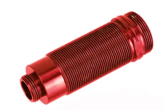 Traxxas Tuning GTR Dämpfergehäuse XXL aus Aluminium in rot mit Teflon beschichtet für Ford Raptor, Rustler, Slash und Stampede 1/10