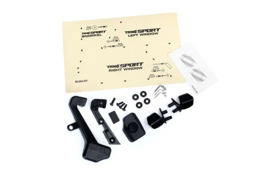 Traxxas Ersatzteile Seitenspiegel und Schnorchel Set für TRX-4 Sport 1/10
