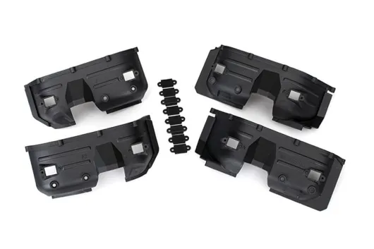 Traxxas Ersatzteile Kotflügel Innen vorne und hinten je 2Stück mit Lichtabdeckungen 8Stück für TRX-4 Landrover 1/10
